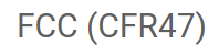 FCC (CFR47)